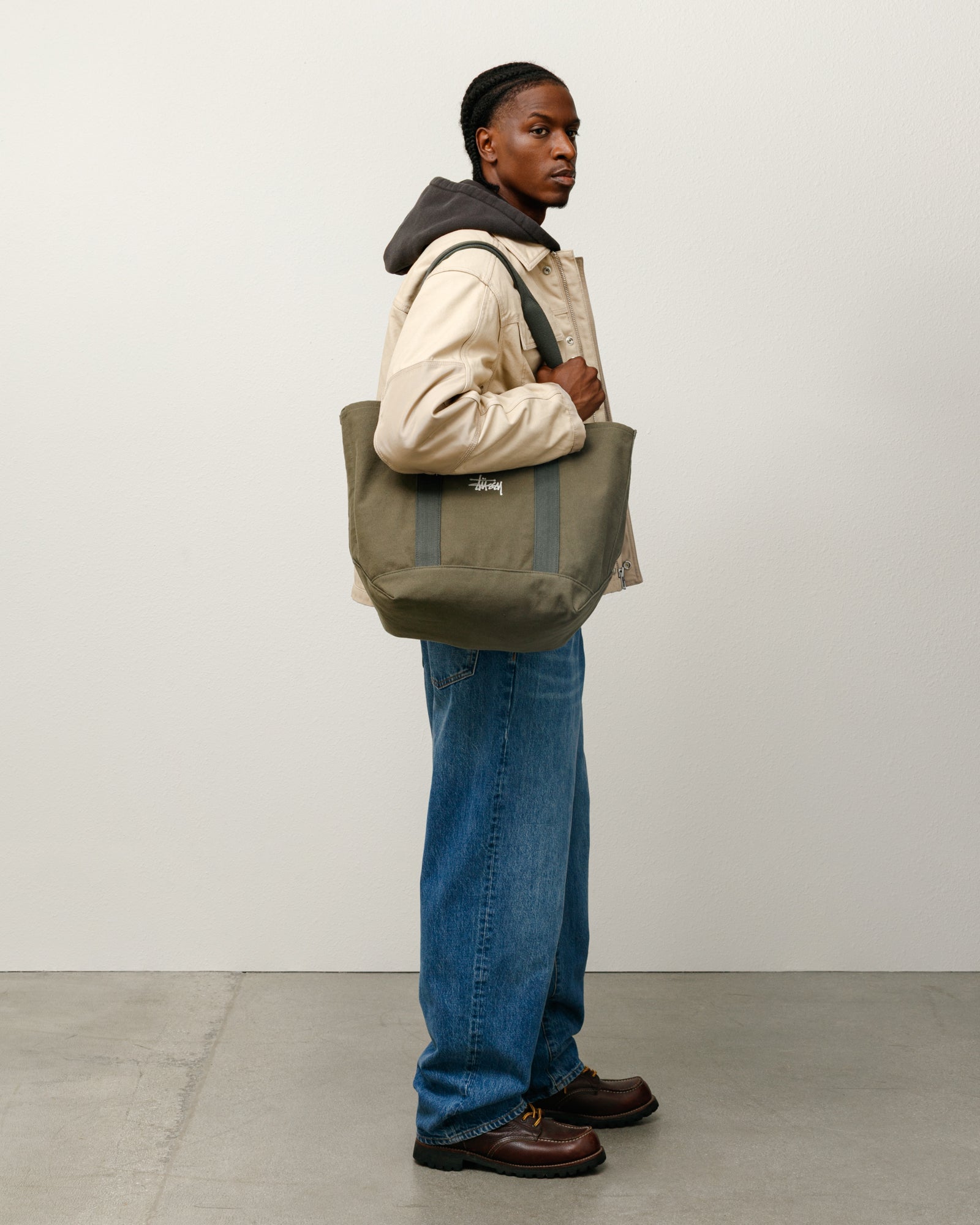 Canvas Market Tote – Green | Accessories | Stüssy Canada