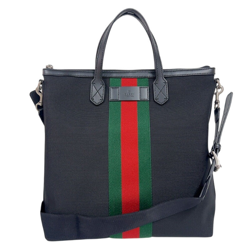 グッチ GUCCI シェリーライントートバッグ 619751 ブラック シルバー