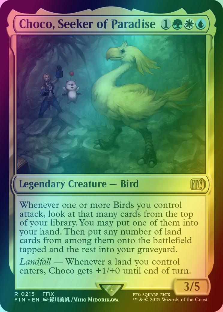 Choco, Seeker of Paradise [215] [FINAL FANTASY] [Foil] – Face to