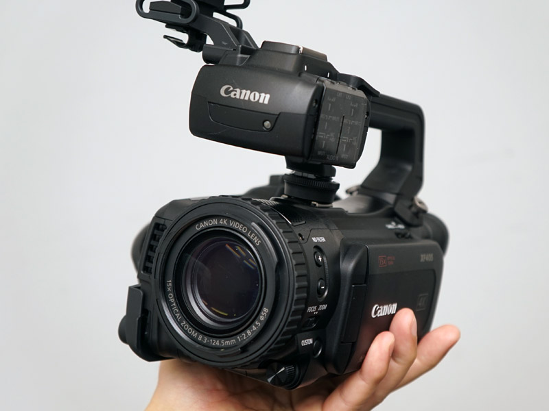 キヤノン、4K/60p対応の最上位ビデオカメラ「GX10」。業務用「XF405