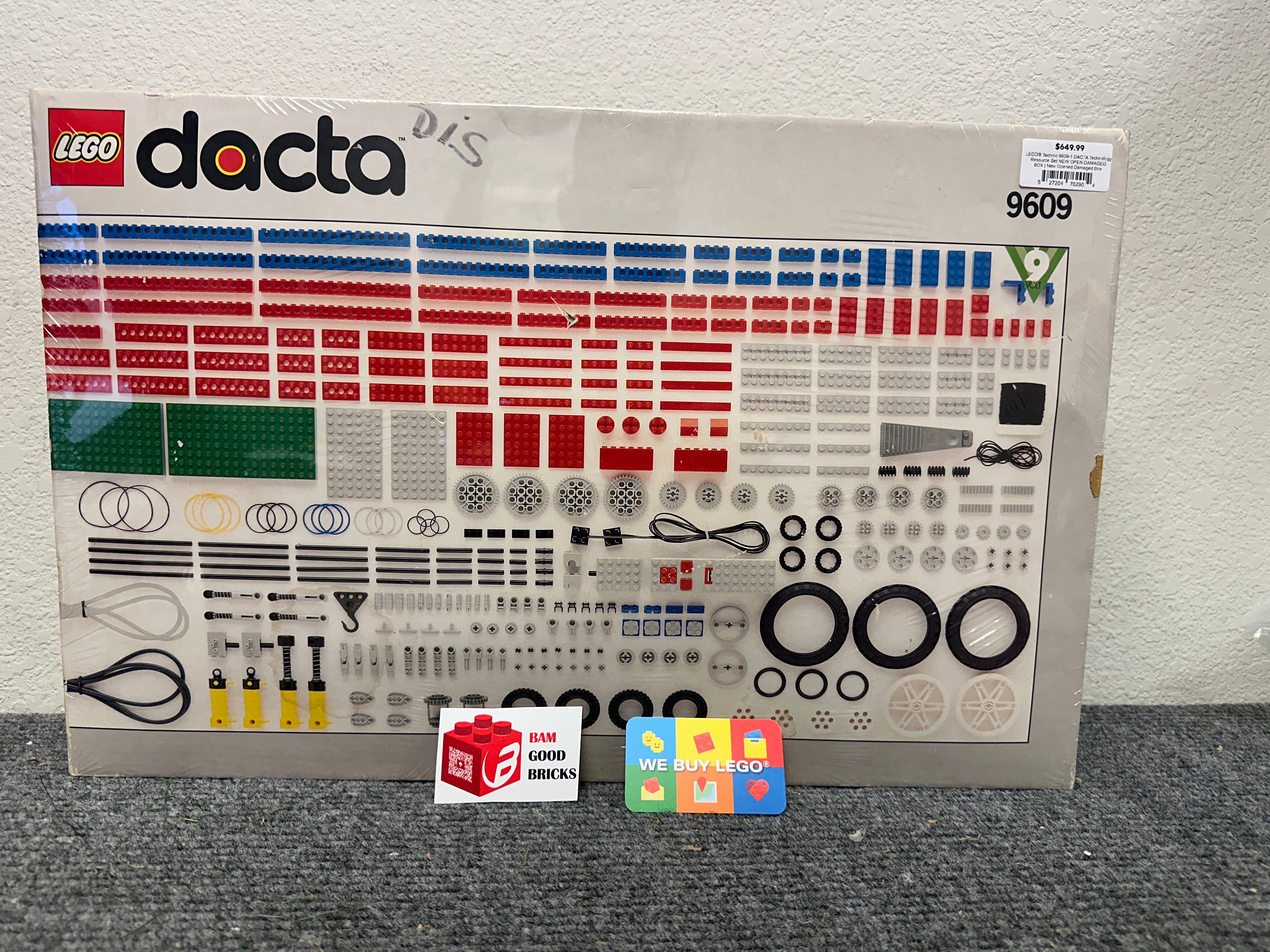 LEGO® Technic 9609-1 DACTA Technology Resource Set NEW OPEN DAMAGED BO