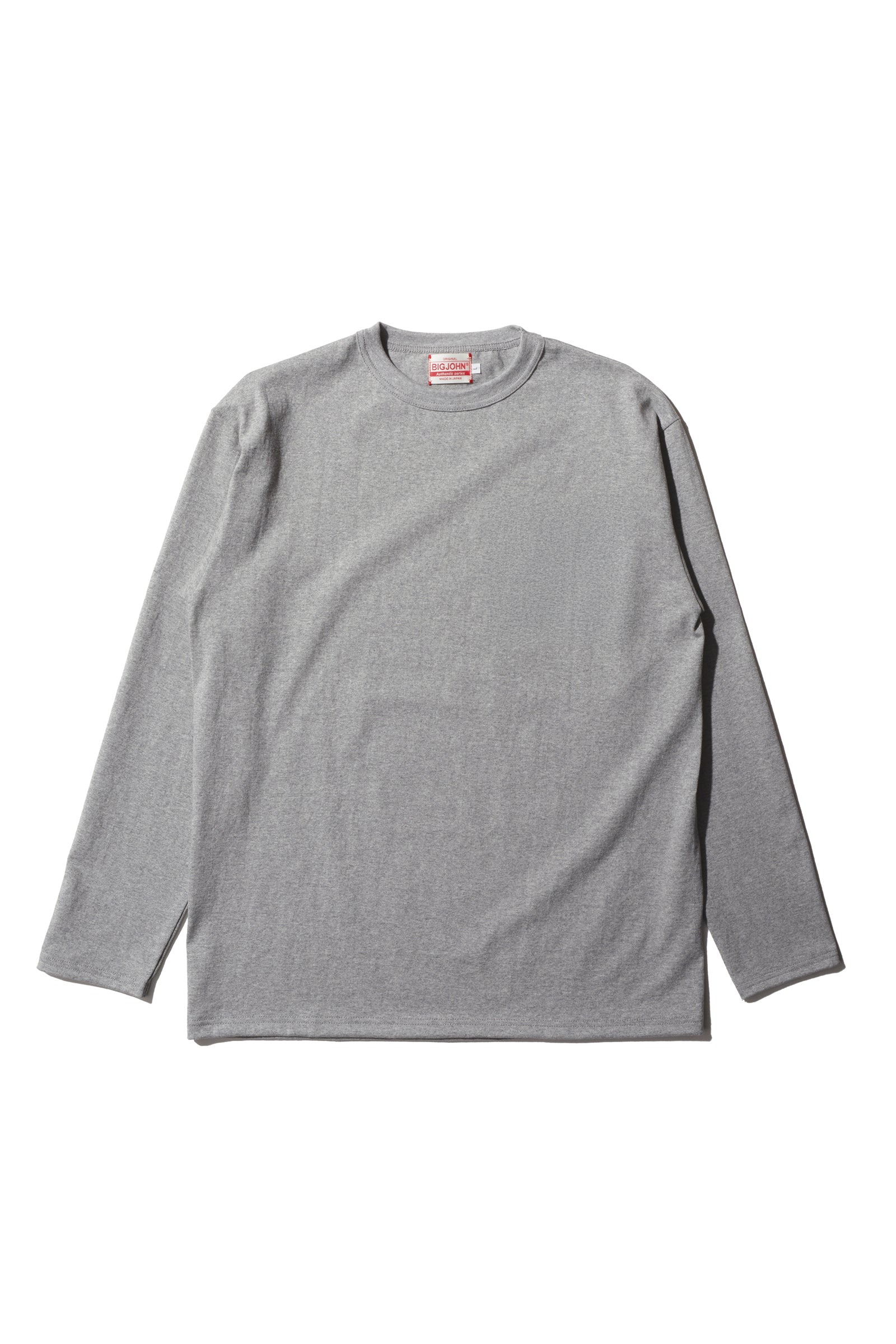 MTS13M (64) 丸胴 長袖 Tee 杢グレー – BIG JOHN【公式】オンライン