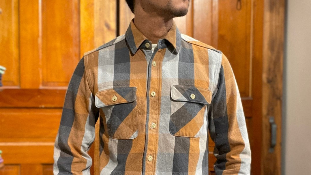 今年もネルシャツはショート丈が人気！？JELADO Union Worker Shirt