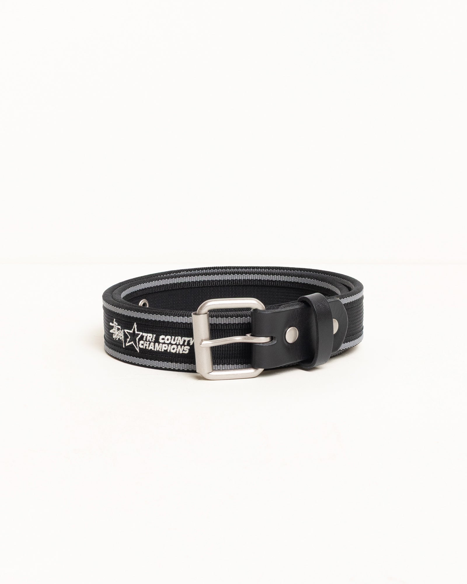 Tri County Webbing Belt – Black | Accessories | Stüssy Japan