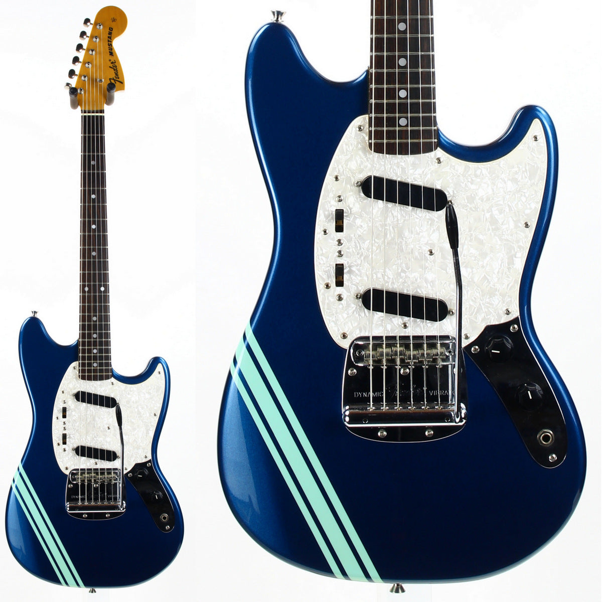 2002 Fender Japan Competition Mustang MG69 Lake Placid Blue CIJ