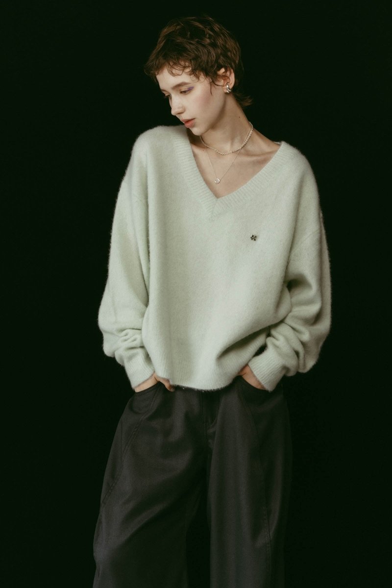 fox v-neck knit -holiday edition/4color | KNUTH MARF