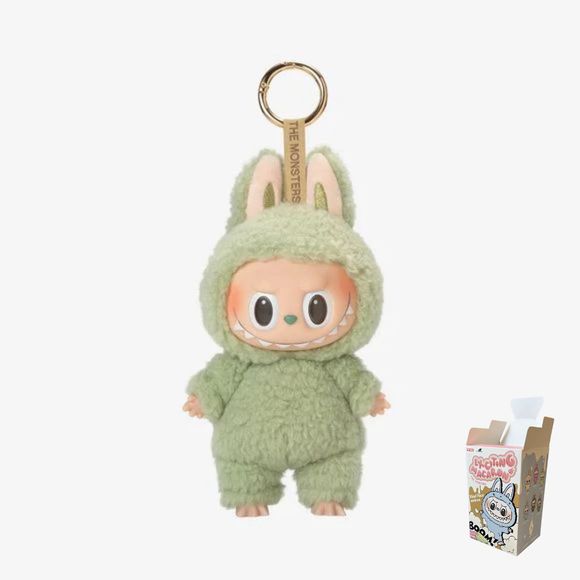 POP MART Labubu V1 Exciting Macaron The Monsters Green Grape Plush