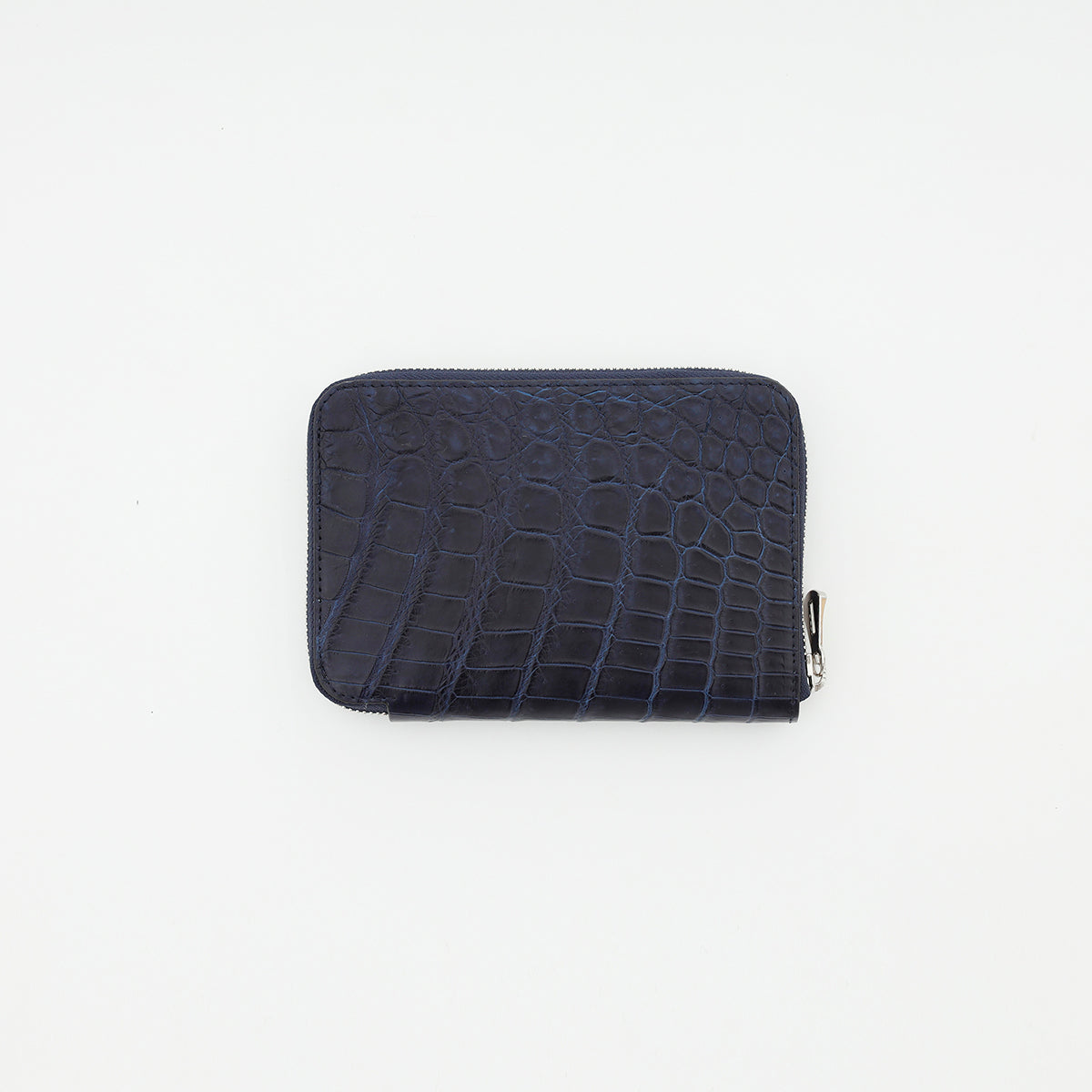 CRISTY STUFFING MID WLT.5｜徳島藍×クロコダイルの手染めレザー財布