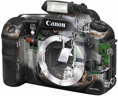 News：キヤノン、20万円の一眼レフデジカメ「EOS 10D」発表