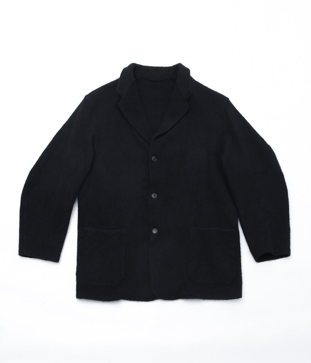24AW COMOLI 縮絨ウールジャケット サイズ2 ブラック 新品 COMOLI ''縮