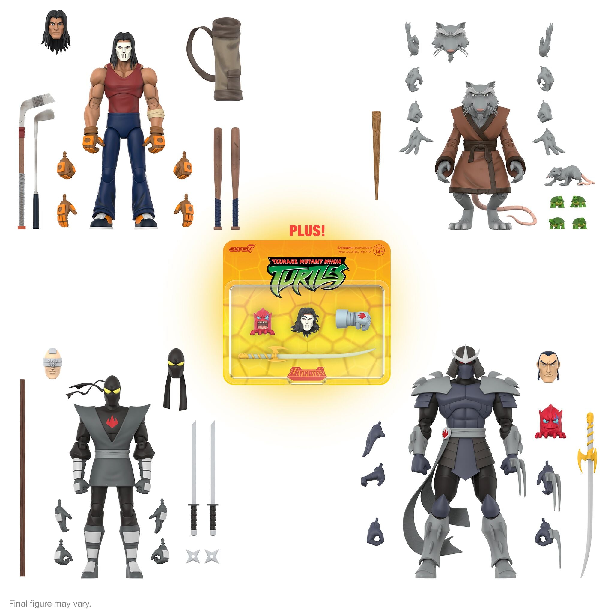 Teenage Mutant Ninja Turtles ULTIMATES! Wave 13 - Splinter, Casey Jone