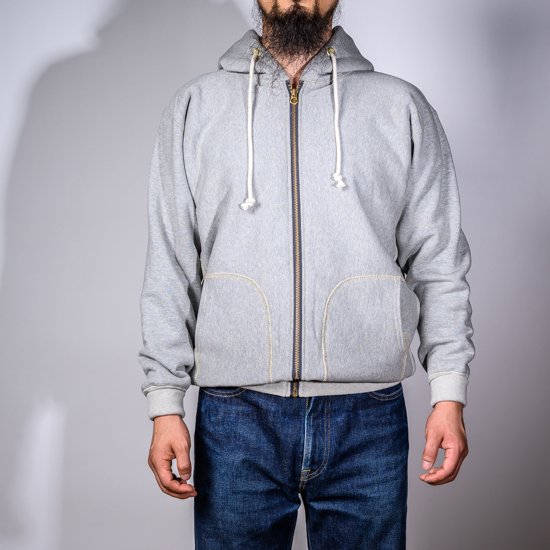 フルZIP パーカー グレー ZIP Hoodie Gray – BONCOURA Official Online
