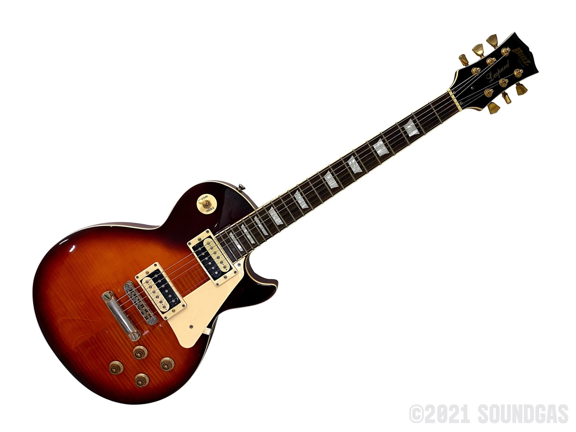 Aria Pro II Blitz Leopard - Les Paul Copy FOR SALE – Soundgas