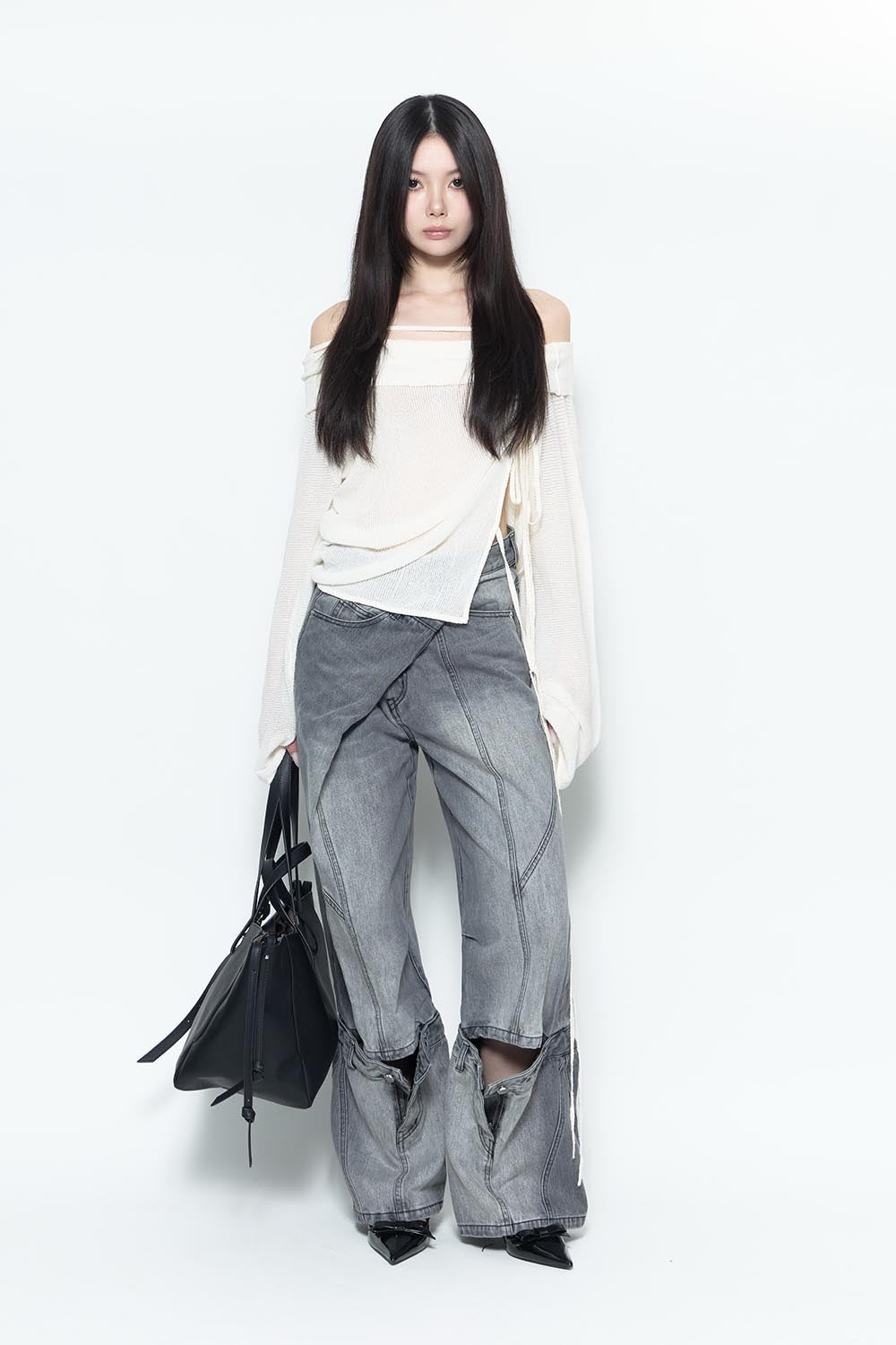 THEREDTHREAD / ザレッドスレッド】S double knee pants heart