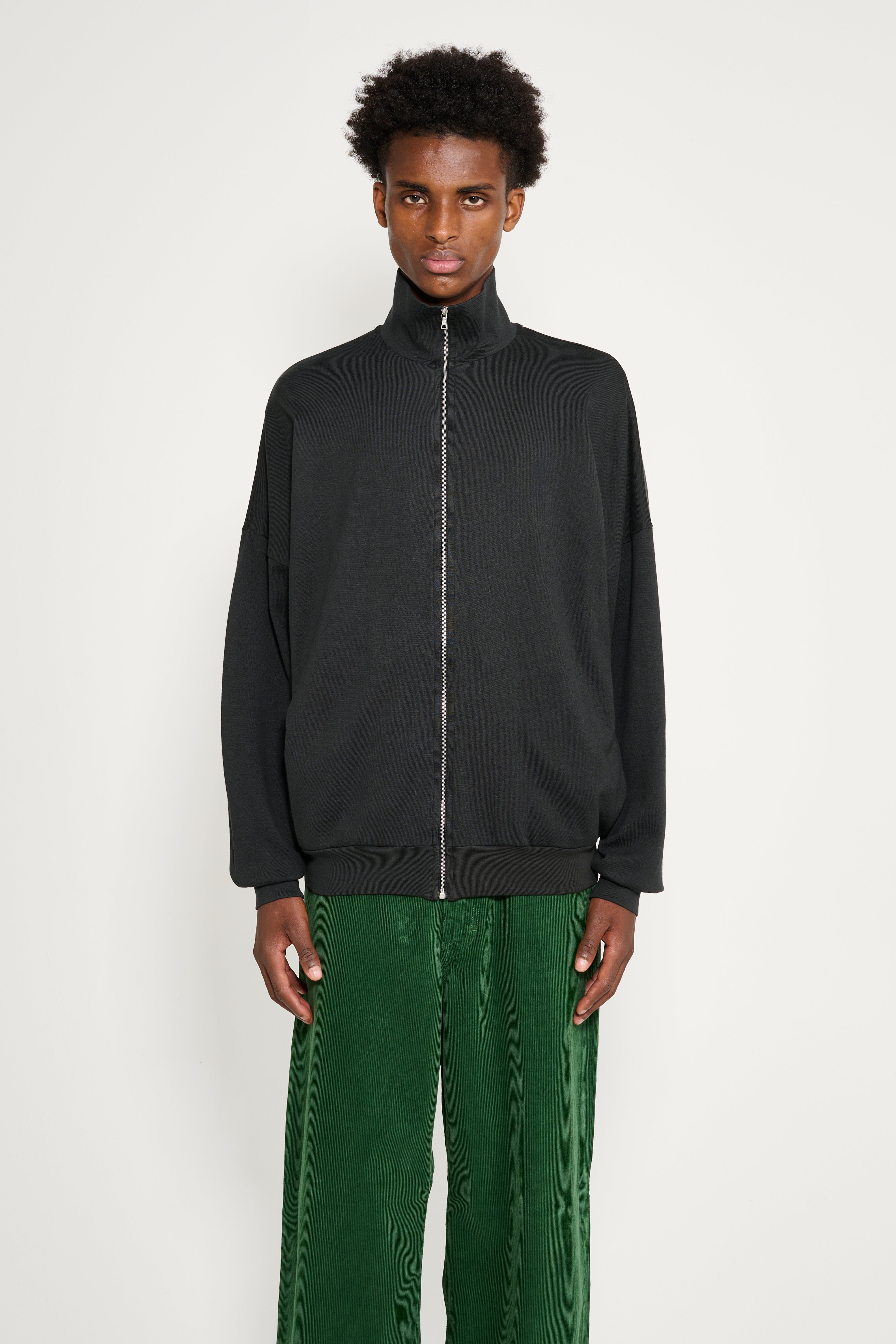 Auralee Super High Gauge Sweat Zip Blouson Ink Black – Très Bien