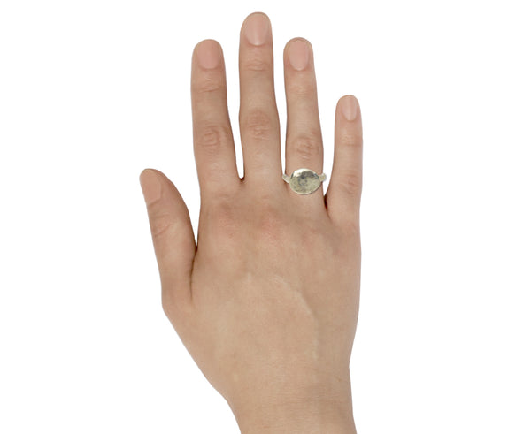 Rosa Maria Silver Blaze Ring