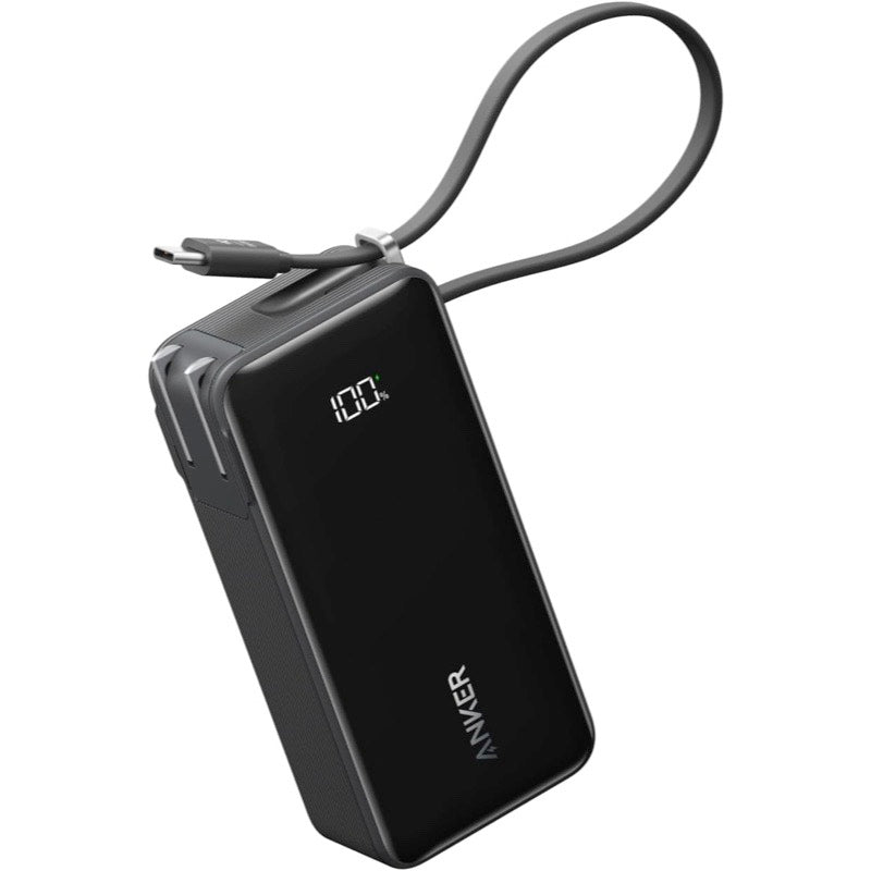 Anker Power Bank (10000mAh, Fusion, Built-In USB-C ケーブル
