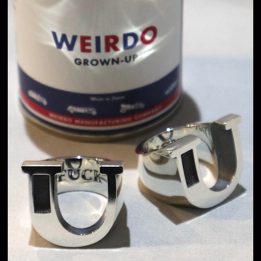WEIRDO ウィアード FUCK U RING Silver925 商品詳細 愛知県豊橋市で