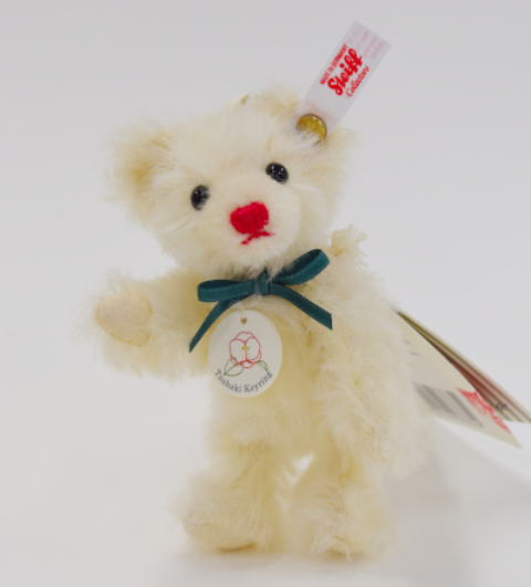 未使用 Steiff Teddy bear Tubaki 椿 30cm 2005 未使用 Steiff Teddy