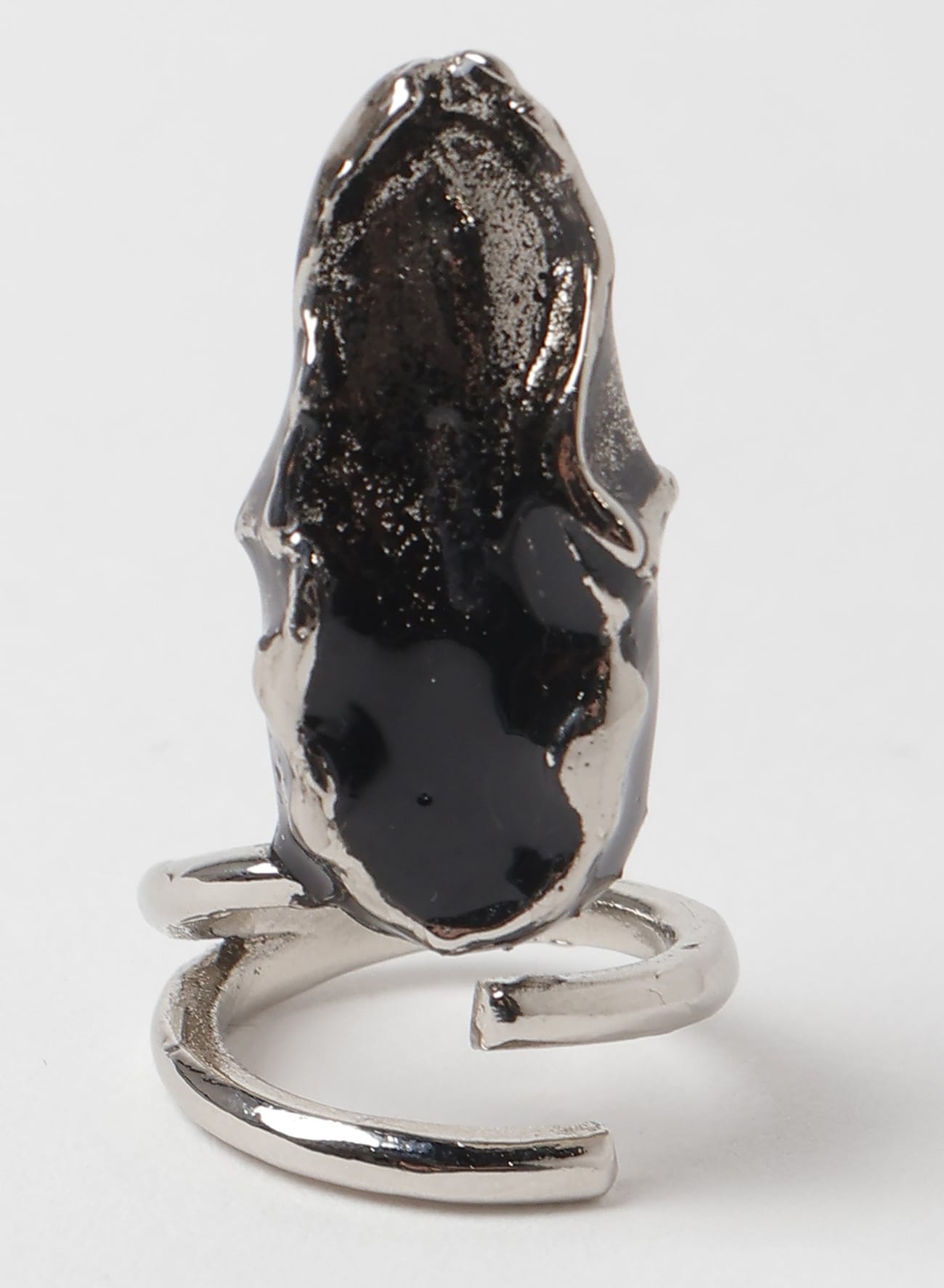 MELT NAIL RING B(FREE SIZE Silver): LIMI feu｜THE SHOP YOHJI YAMAMOTO
