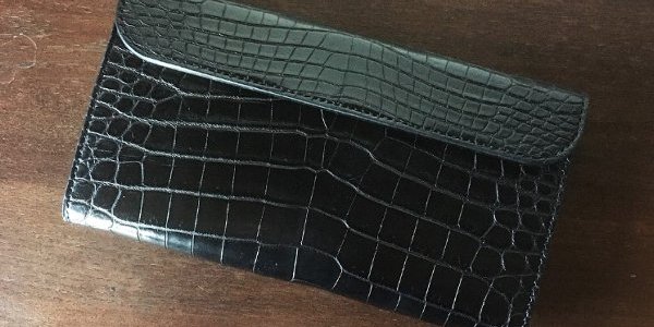 three2four pocket クロコ three2four | 作品 >> クロコダイル ミニ財布