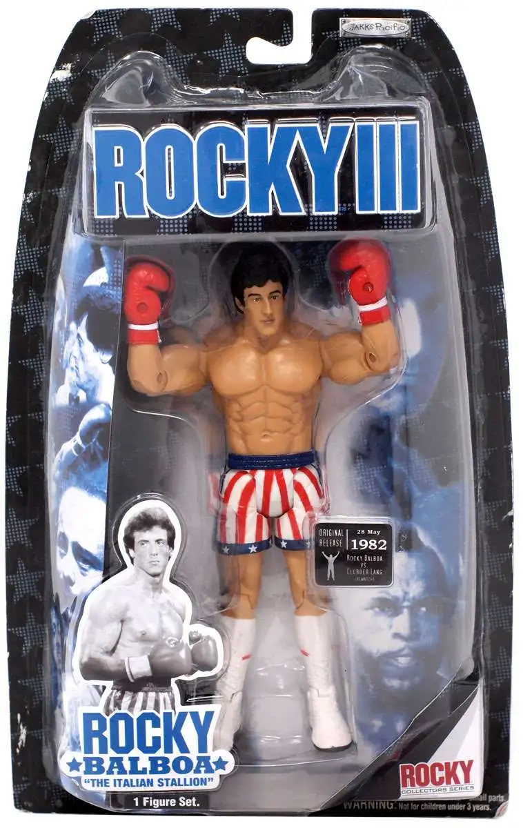 Rocky III Series 3 Rocky Action Figure Fight Gear Jakks Pacific