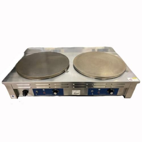 業務用/新品】【ニチワ】電気クレープ焼器 1連 単相100V CM-360 幅410