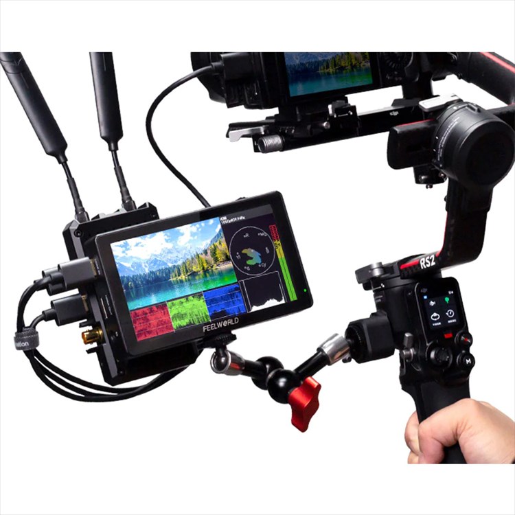FEELWORLD LUT5 | 5.5インチ 3000nit タッチスクリーン DSLR カメラ