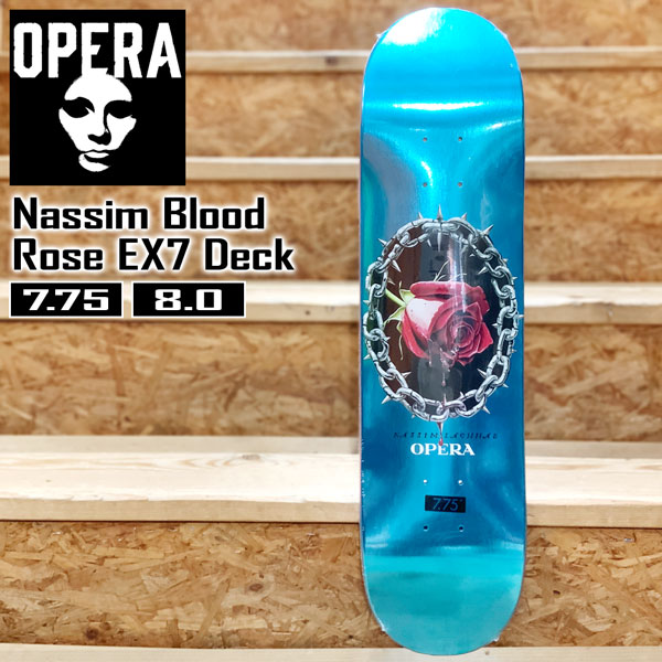 楽天市場】オペラ デッキ OPERA SKATEBOARDS Nassim Lachhab BLOOD