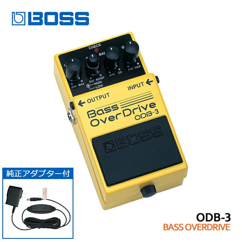 BOSS OverDrive OD-3 ギターエフェクター アダプター ケース付 BOSS OD