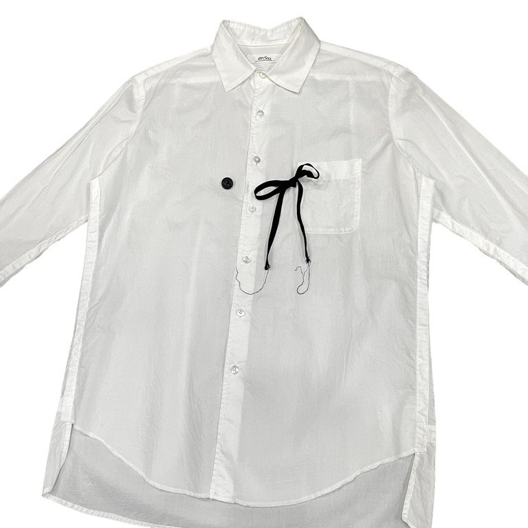楽天市場】ensou. Ribbon shirt コットンブロードリボンシャツ