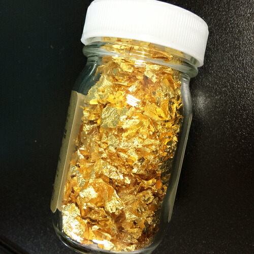 楽天市場】金箔切り廻し 金の舞（普通）0.5g 壜入り （常温）金沢特産