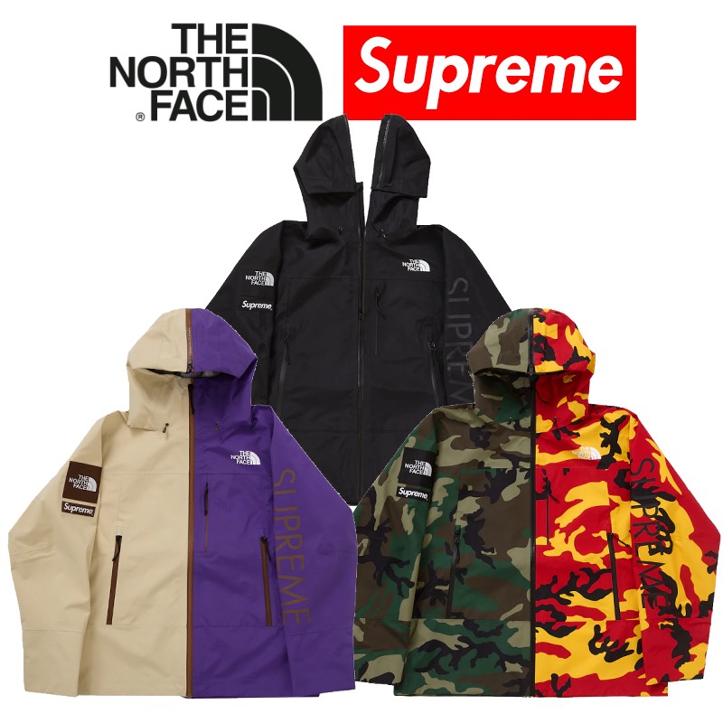 楽天市場】24SS Supreme x The North Face Split Taped Seam Shell