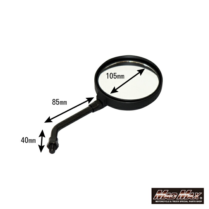 楽天市場】バイク用 KAWASAKI Z2タイプ ミラー 10mm ショートステー