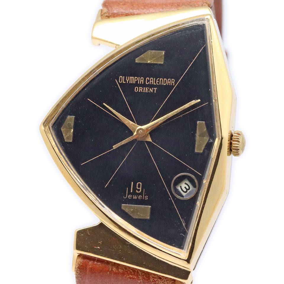 楽天市場】ORIENT Olympia Calendar Triangle case VINTAGEWATCH