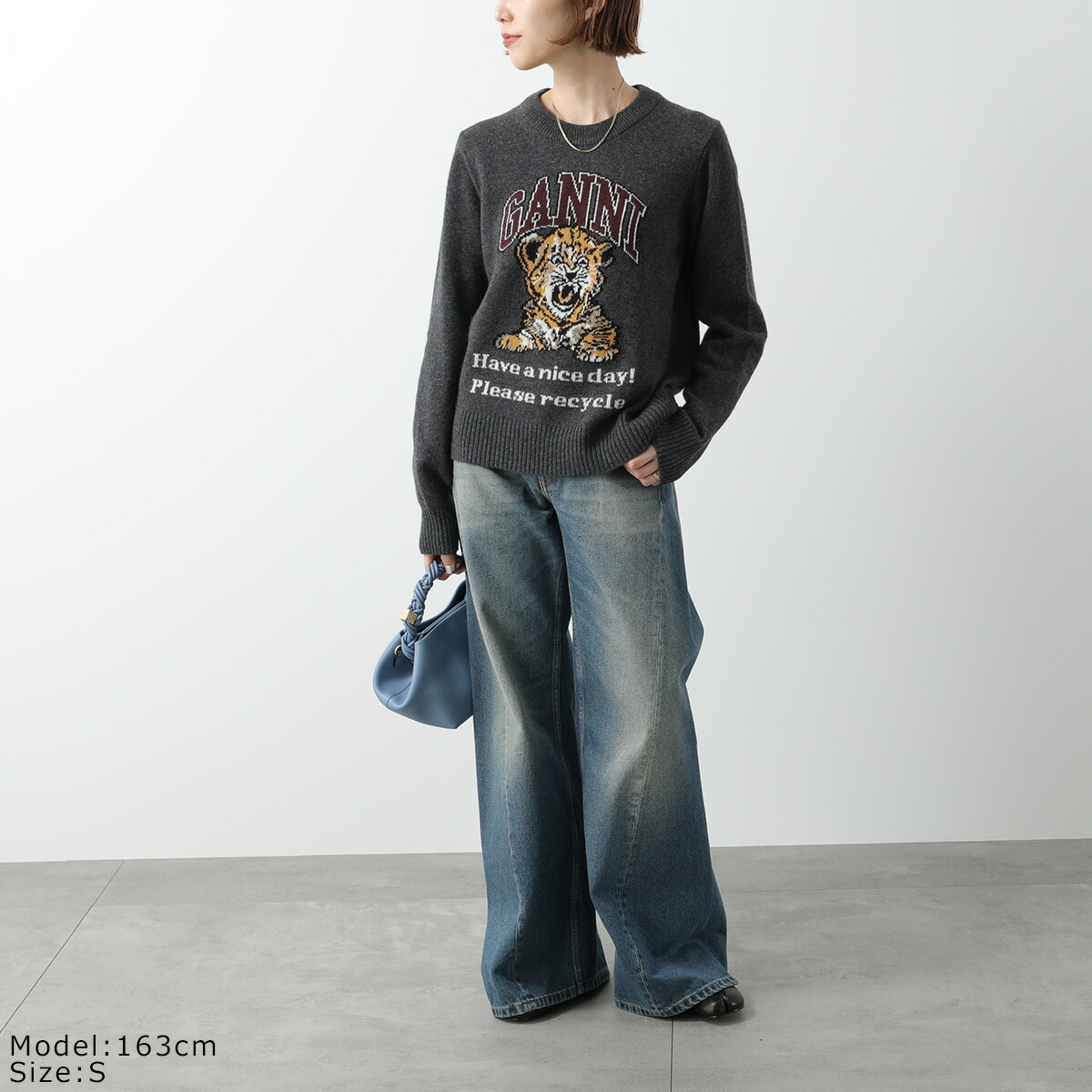 楽天市場】GANNI ガニー ニット Graphic Wool Mix Cherry Tiger