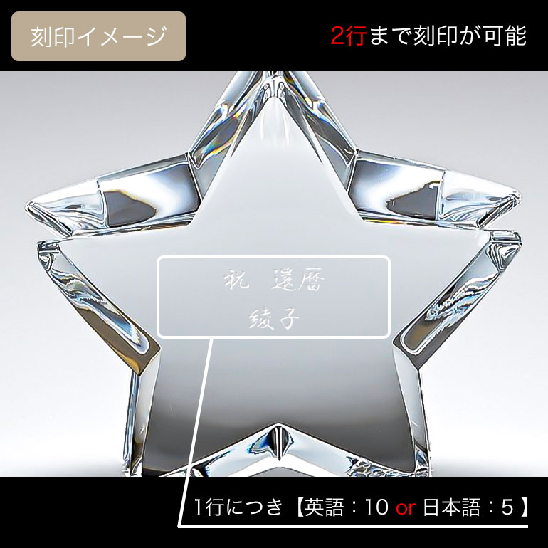 楽天市場】【名入れ可有料】バカラ Baccarat ZINZIN ザンザンスター