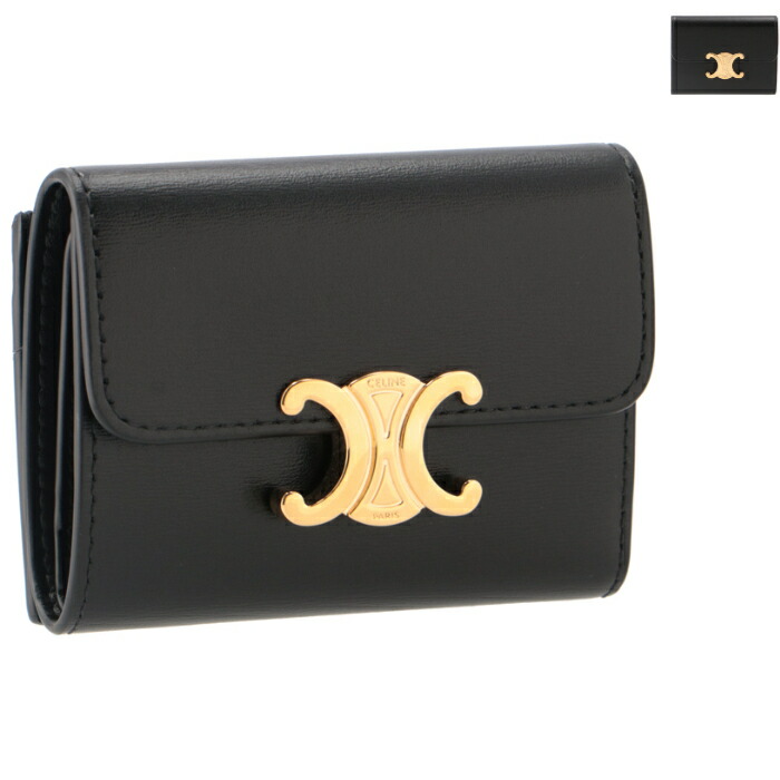 楽天市場】セリーヌ CELINE 財布 三つ折り TRIOMPHE トリオンフ ミニ