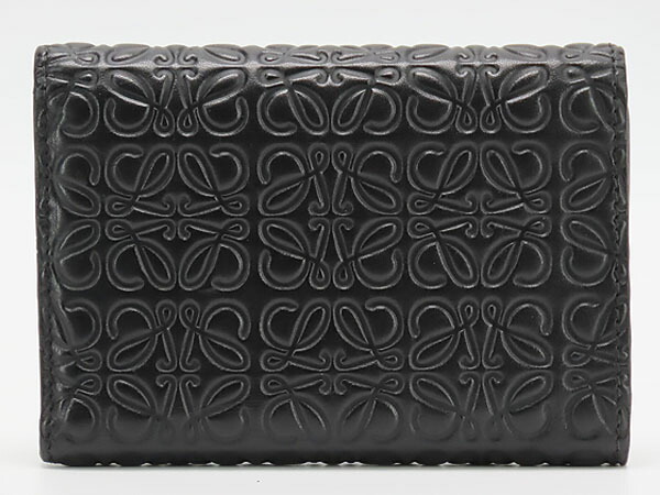 楽天市場】【外美品】ロエベ LOEWE リピートアナグラム 三つ折り財布