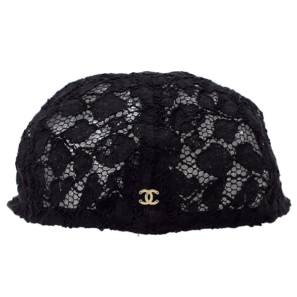 楽天市場】送料無料 本物 注目 CHANEL シャネル レースキャップ