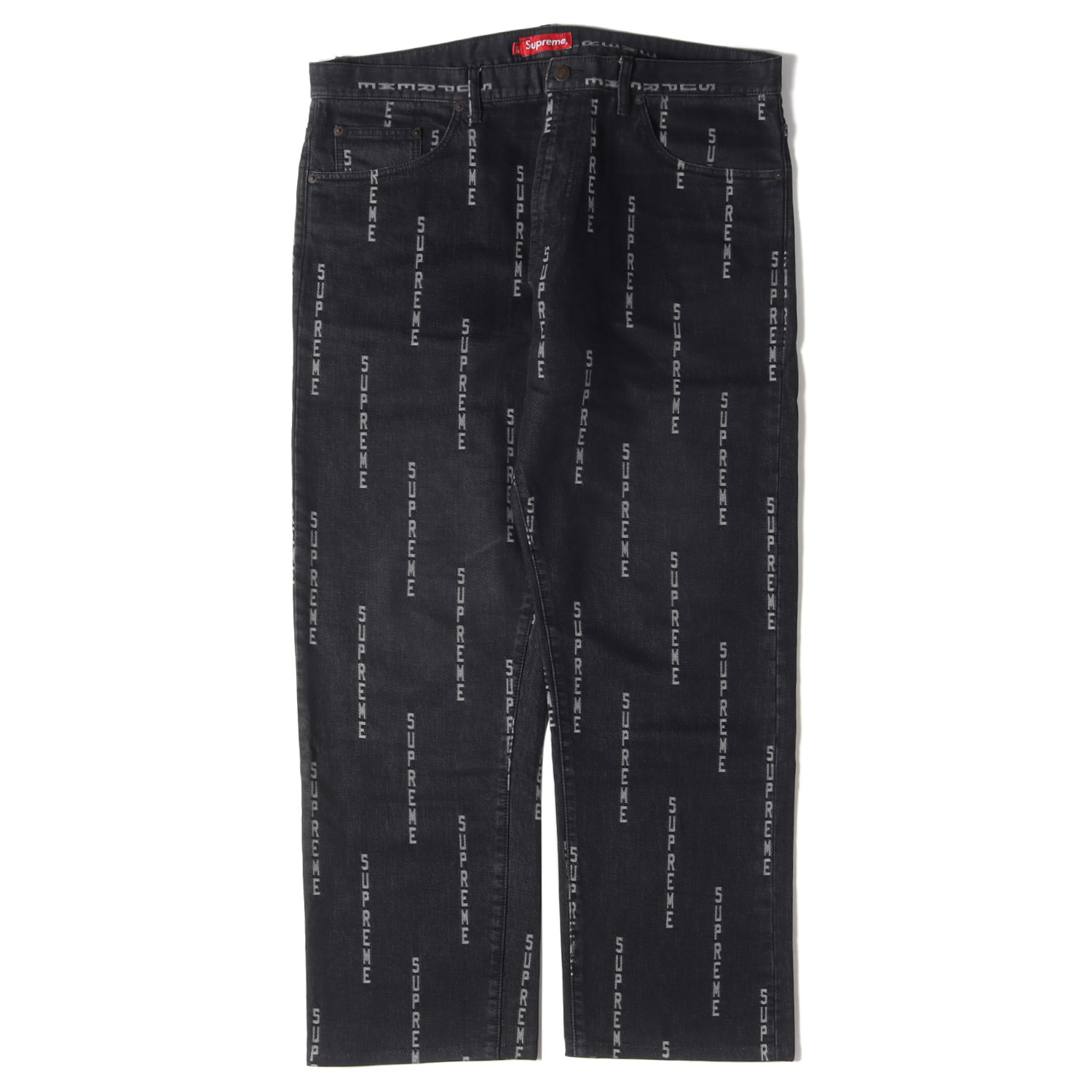 楽天市場】Supreme シュプリーム パンツ ストライプ ロゴ 柄 デニム