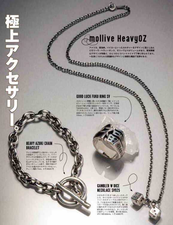 楽天市場】mollive Heavy Oz HEAVY AZUKI CHAIN BRACELET : C-G