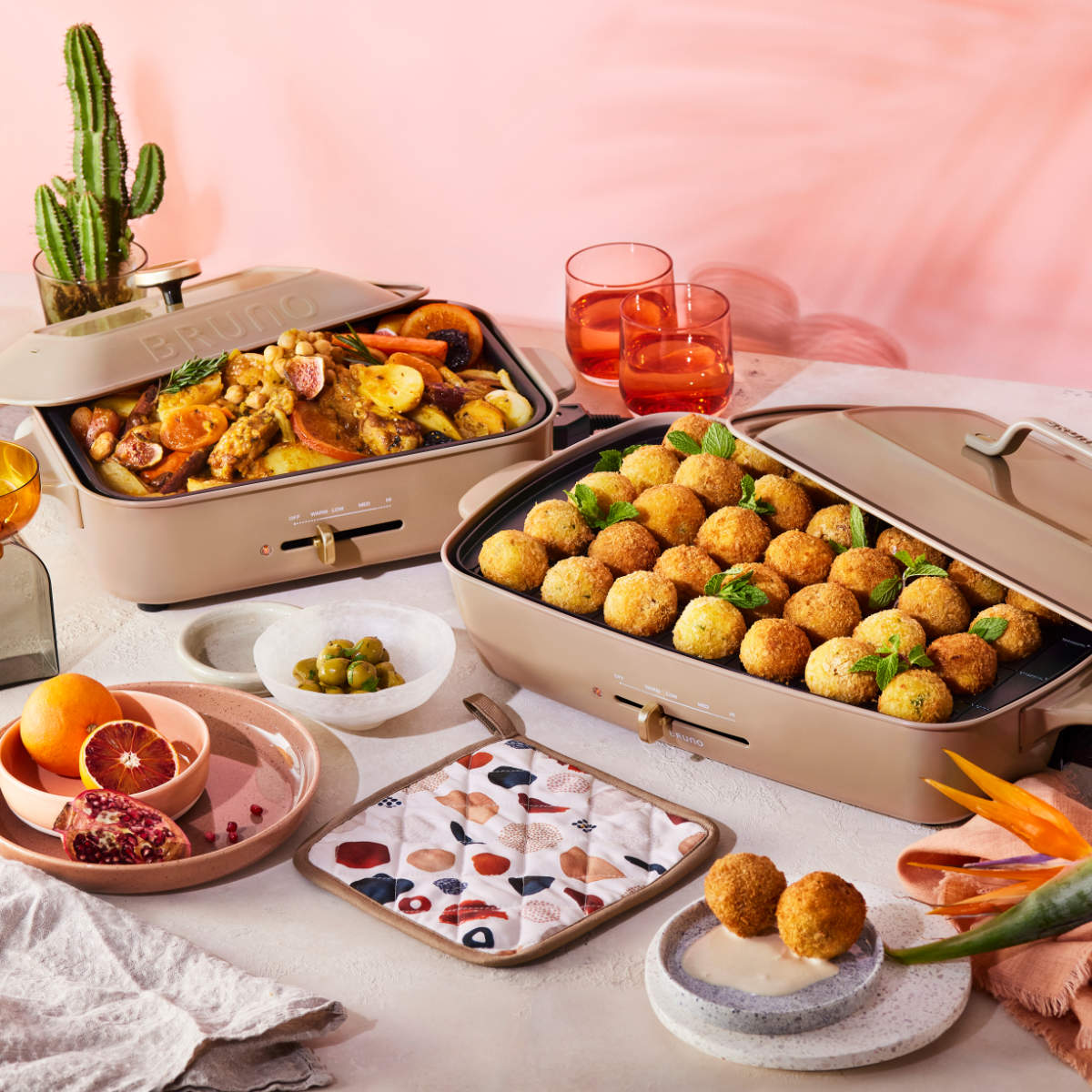 楽天市場】BRUNO コンパクトホットプレート 限定カラー たこ焼き