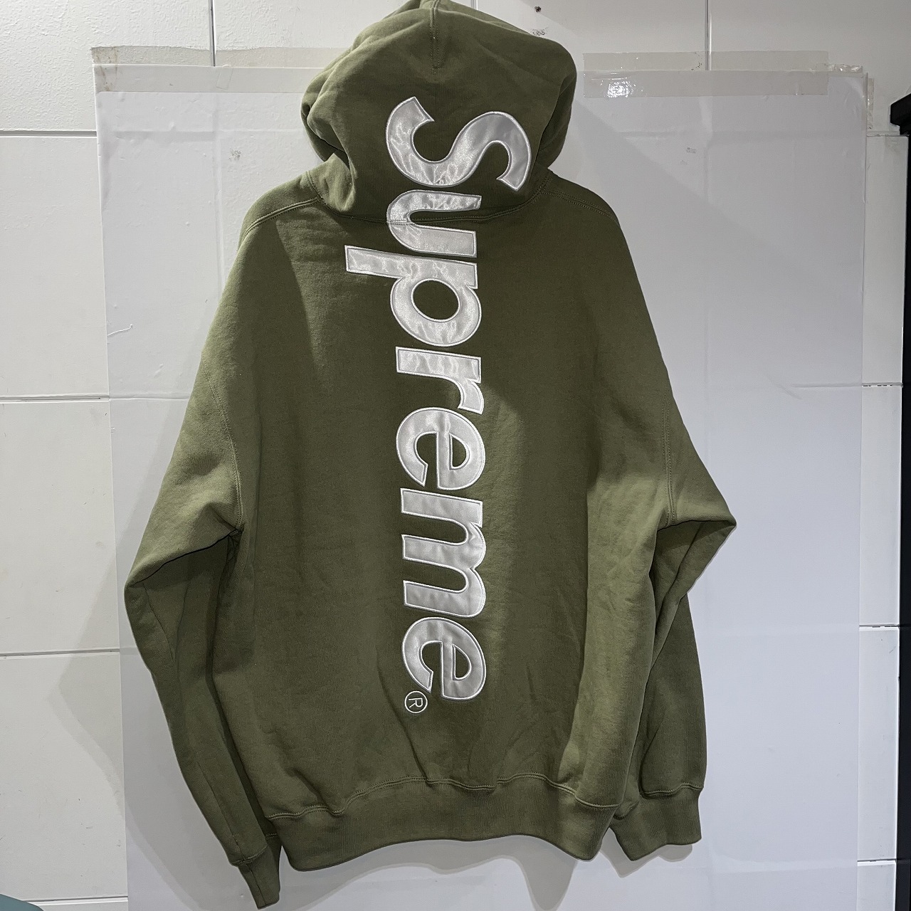 楽天市場】Supreme 23aw Satin Applique Hooded Sweatshirt XLサイズ