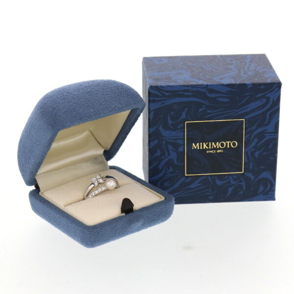 楽天市場】MIKIMOTO ミキモト Pt950 プラチナ リング アコヤ真珠