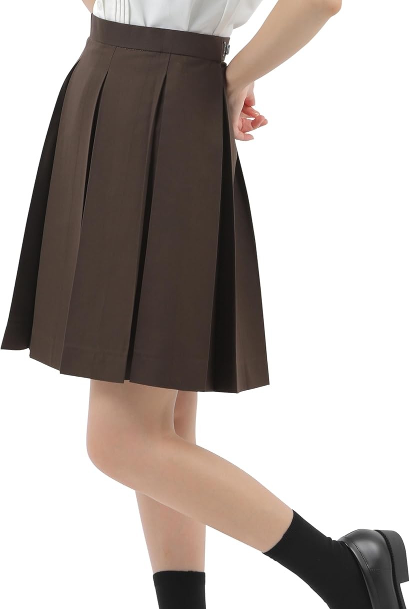 楽天市場】ボックス プリーツスカート 48cm 膝丈 学生 制服 箱ヒダ