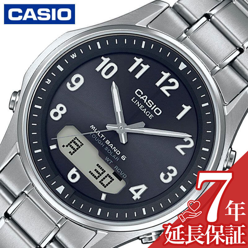 楽天市場】カシオ 電波 ソーラー 腕時計 CASIO 時計 リニエージ