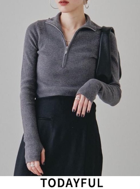 楽天市場】【即日出荷】(セール20%OFF) TODAYFUL トゥデイフル Halfzip