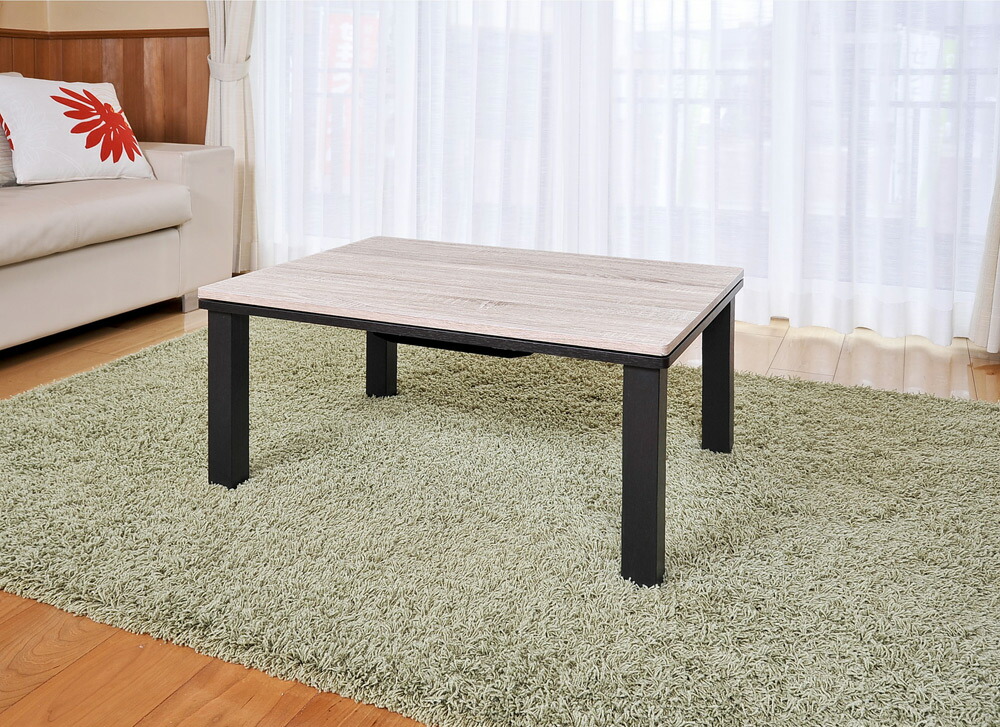 楽天市場】ビンテージこたつ 80×60cm 長方形 リバーシブル天板 おお