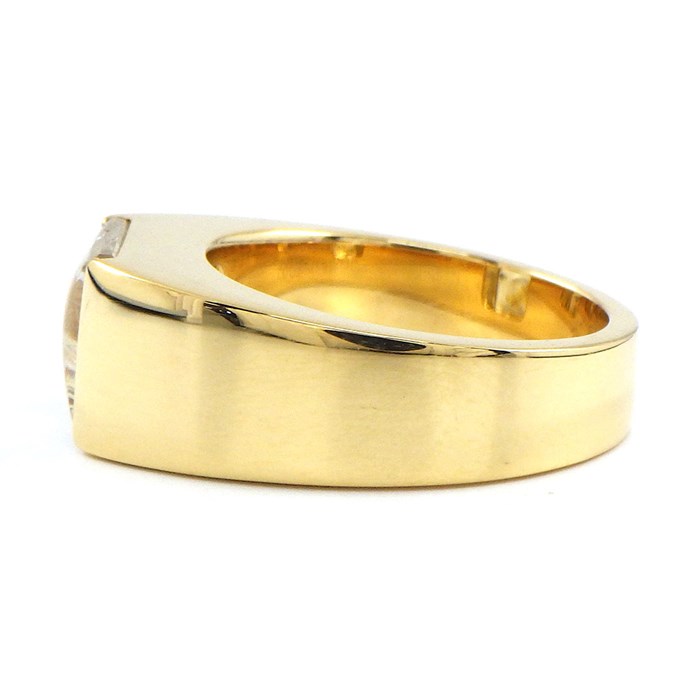 楽天市場】カルティエ Cartier リング タンク スクエアカット ルチル